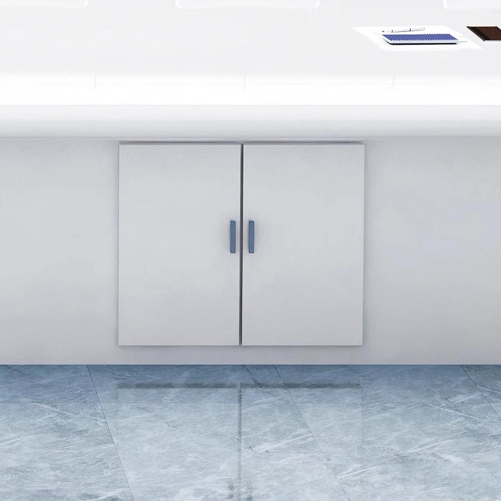 Innovative Large White Lacquered Conference Table Innovative Large White Lacquered Conference Table