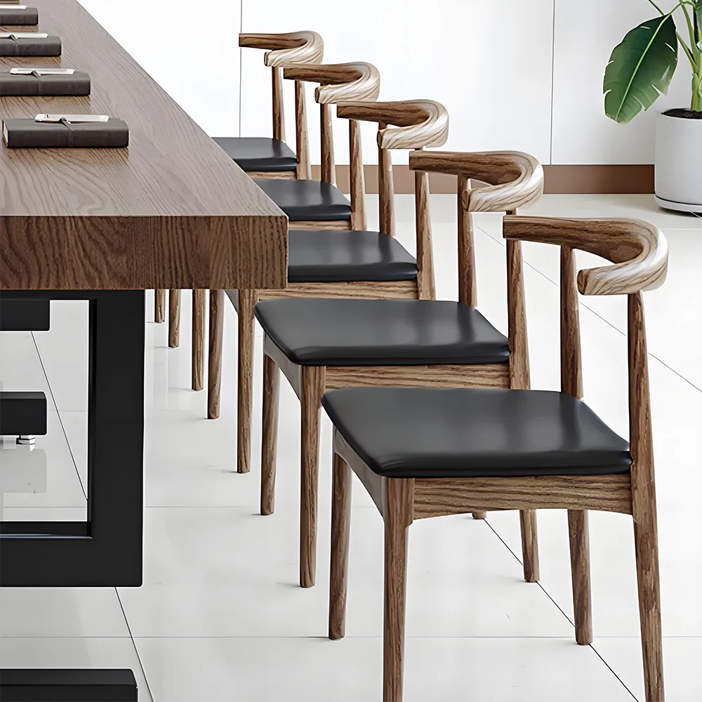 Nordic-Inspired Simplistic Solid Wood Conference Table