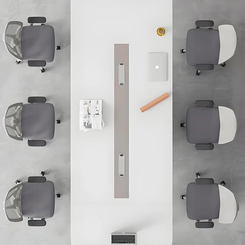 Morden Simple White Conference Table