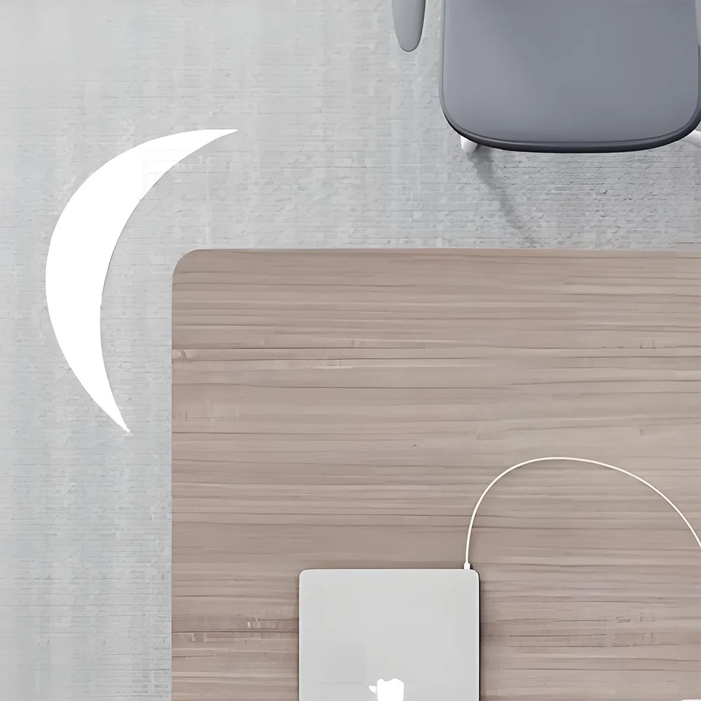 Modern Simplistic Long Conference Table – Office Ready