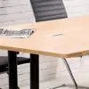 Modern Minimalist Rounded Conference Table