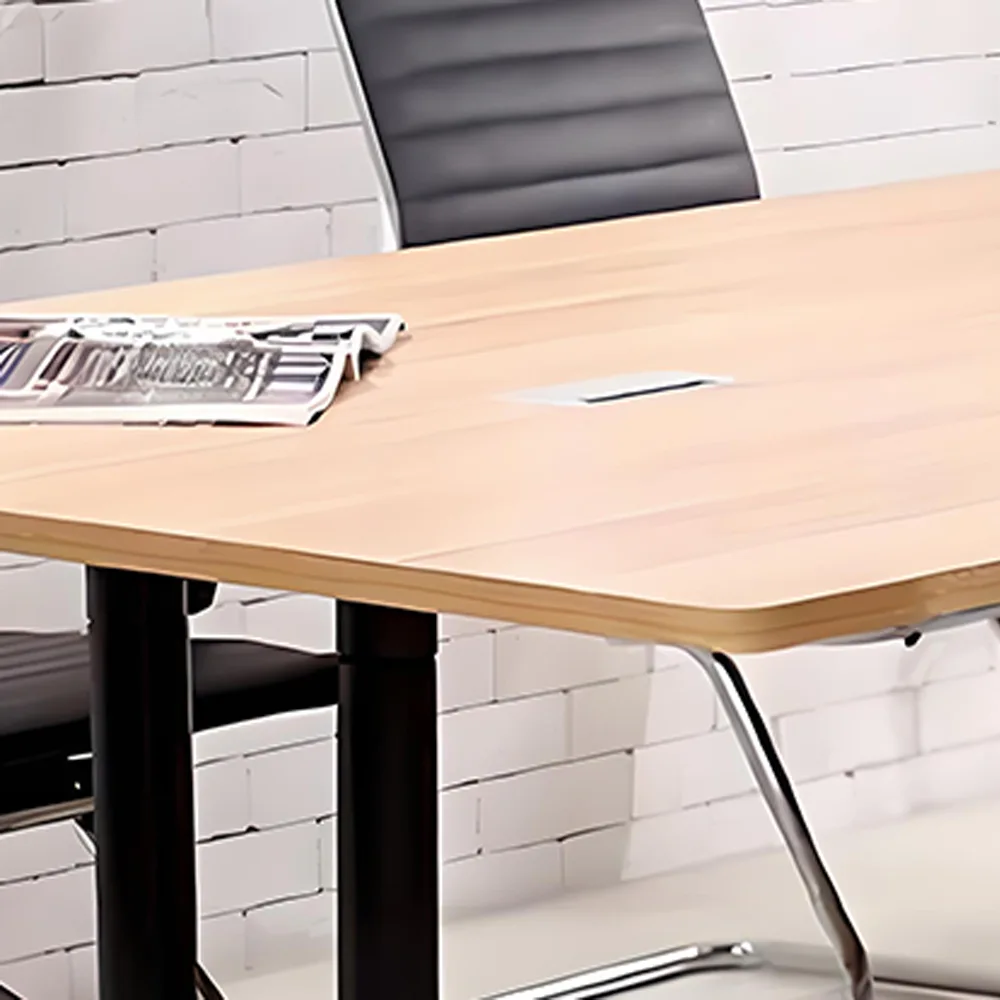 Modern Minimalist Rounded Conference Table