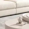 White Upholstered Performance Sofa - Maoters