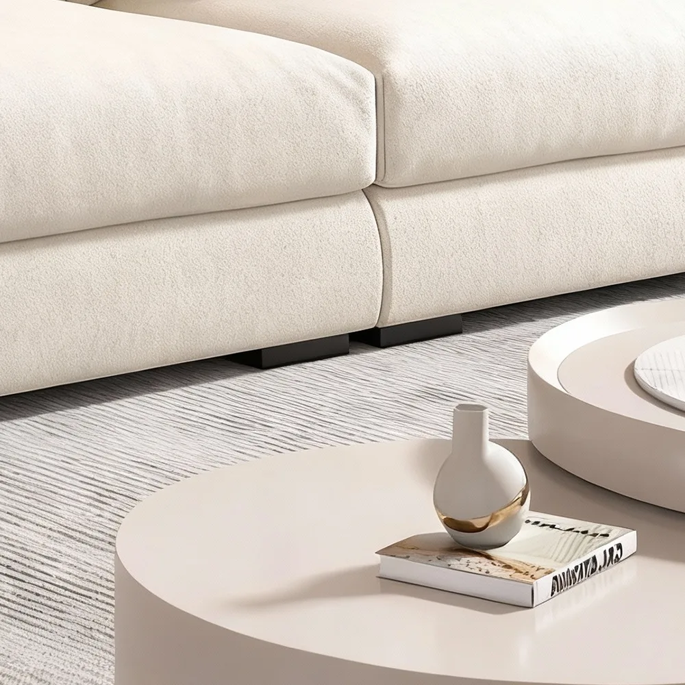 White Upholstered Performance Sofa - Maoters