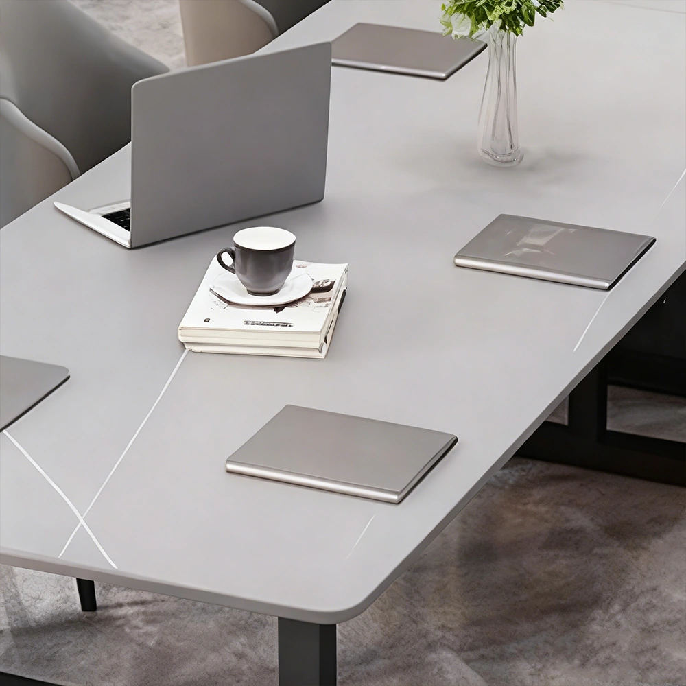 Elegant Nordic-Style Marble Conference Table Elegant Nordic-Style Marble Conference Table
