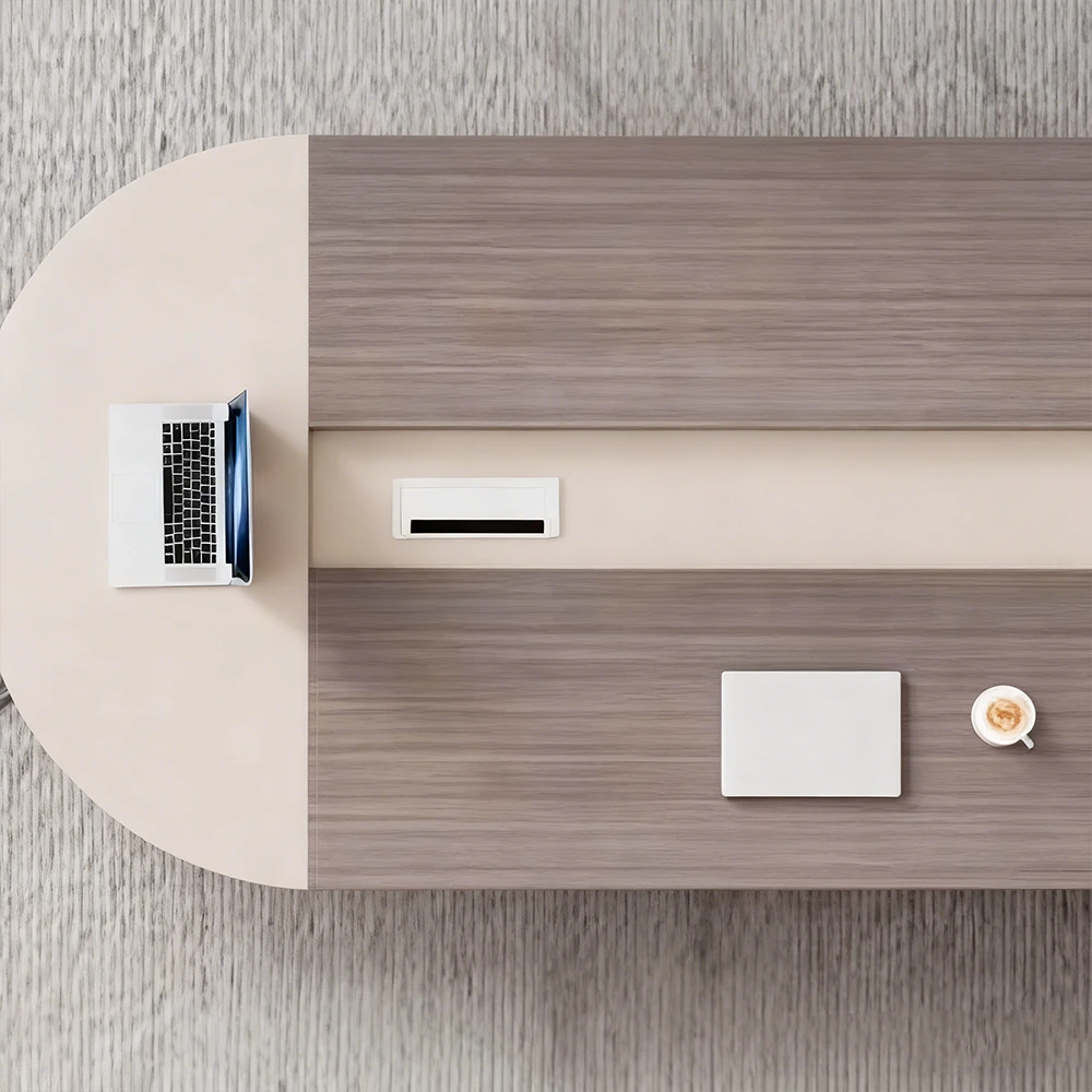 Light Luxury Conference Table - Simple Modern Oval