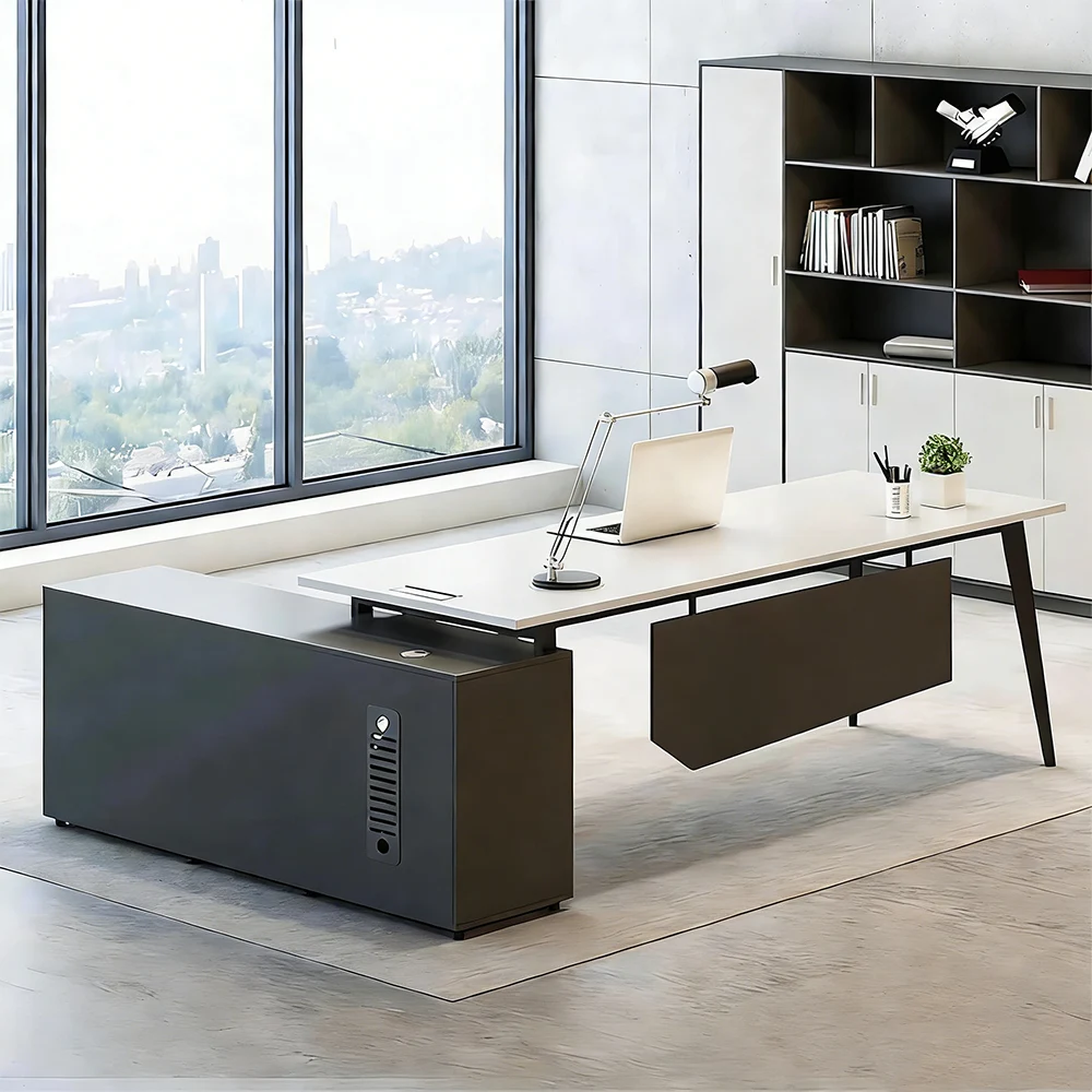 Executive Office Desk Computer Table - Elegant Workstation