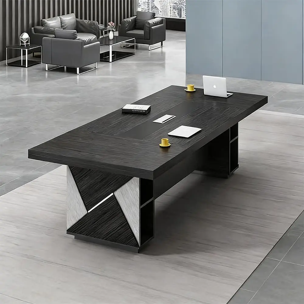 Modern Solid Wood Conference Table - Top Negotiation Choice