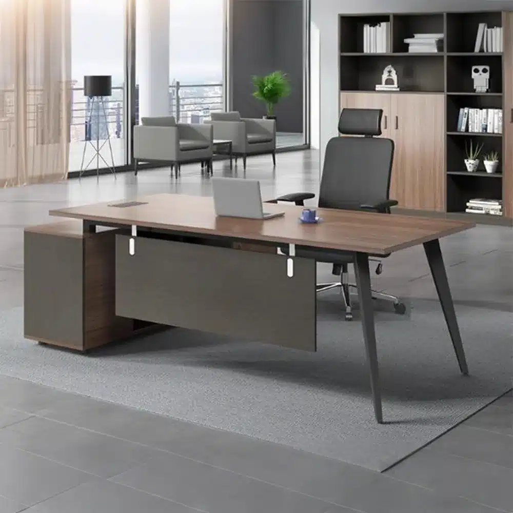 Panel Steel-Wood Manager Desk - Executive Table Panel Steel-Wood Manager Desk - Executive Table