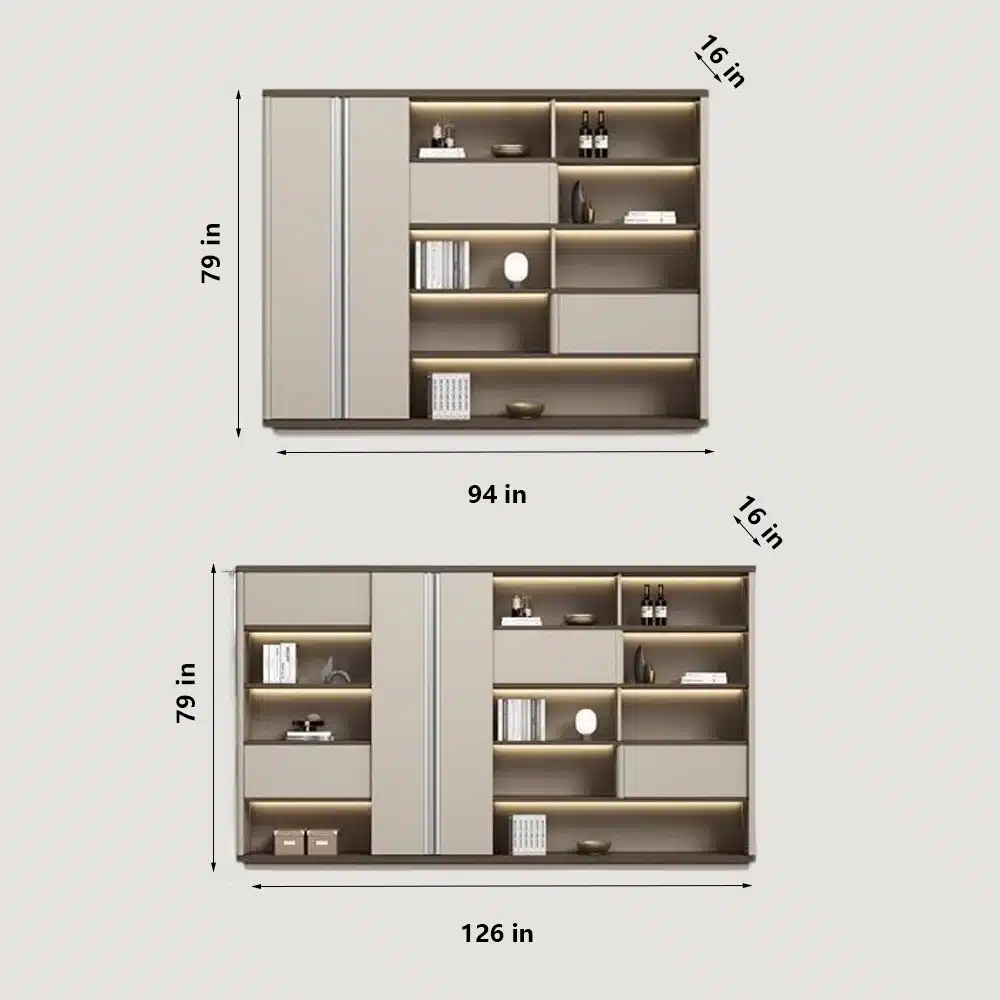Modern Minimalist Luxury Executive Desk Set