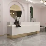 Modern and Stylish Small Reception Desk