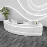 Modern Minimalist Stainless Steel Light Luxury Desk