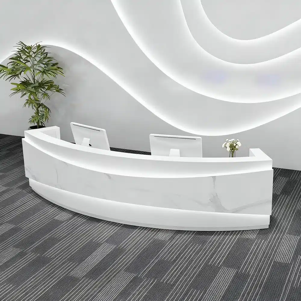 Modern Minimalist Stainless Steel Light Luxury Desk