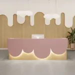 Modern Painted Reception Desk