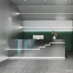 Modern Stainless Steel Cashier Desk - Maoters