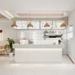 Maoters Simple Modern Reception Desk - Maoters