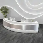 Modern Minimalist Stainless Steel Light Luxury Desk