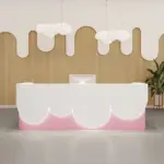 Modern Painted Reception Desk