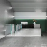 Modern Stainless Steel Cashier Desk - Maoters