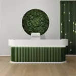 Chic Minimalist Reception Desk - Maoters