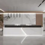 Simple Lacquer Reception Desk - Beauty & Bar