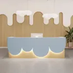 Modern Painted Reception Desk