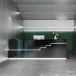 Modern Stainless Steel Cashier Desk - Maoters