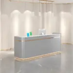 Corner Synthetic Laminate Reception Desk