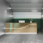 Modern Stainless Steel Cashier Desk - Maoters