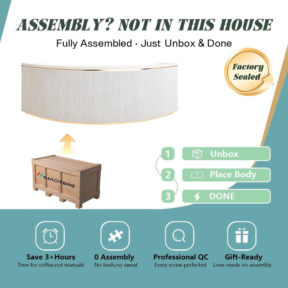 Simple Modern Round Bar Cashier Table - Maoters Simple Modern Round Bar Cashier Table - Maoters