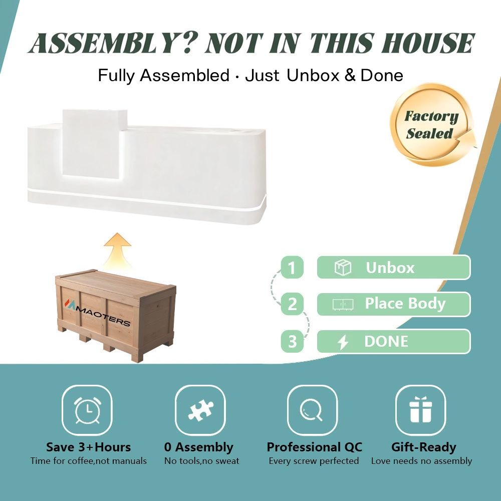 Two Person Reception Desk - Maoters Two Person Reception Desk - Maoters