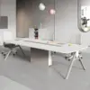 Morden Simple White Conference Table
