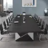 Modern Solid Wood Conference Table - Top Negotiation Choice