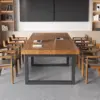 Modern Minimalist Solid Wood Conference Table