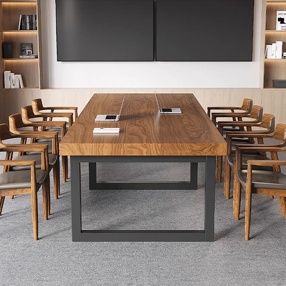 Modern Minimalist Solid Wood Conference Table