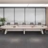 Modern Long Conference Table - Simple Design