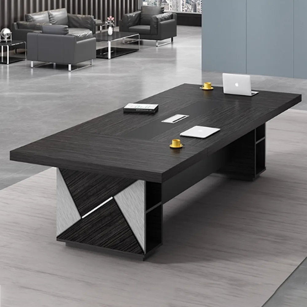 Modern Solid Wood Conference Table - Top Negotiation Choice