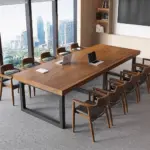 Modern Minimalist Solid Wood Conference Table