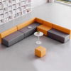 Creative Color Blocked Adjustable Corner Office Sofa