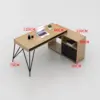 Simple Staff Desk, Free Combination - Steel Legs