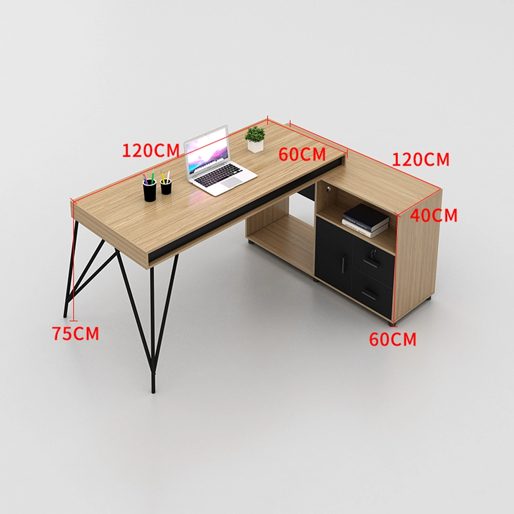 Simple Staff Desk, Free Combination - Steel Legs