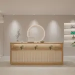 Simple Rattan Cashier Counter - Maoters