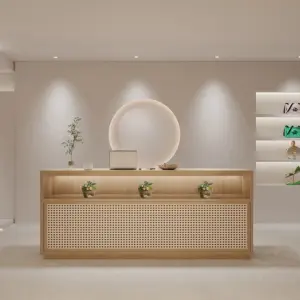 Simple Rattan Cashier Counter - Maoters