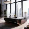 U-Shaped Office Desks in Luxe Design