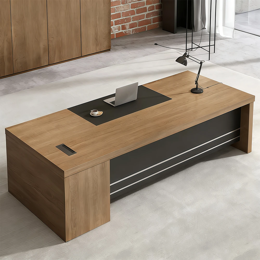 Minimalist Executive Office Desk and Chair