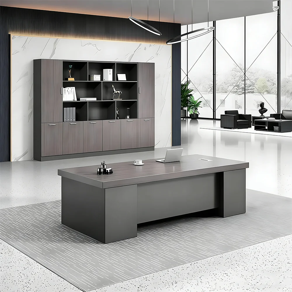 Modern Computer Desk Wood Executive Office Desk