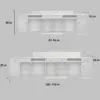 Modern Stainless Steel Front Desk – Sleek & Sturdy Modern Stainless Steel Front Desk - Sleek & Sturdy