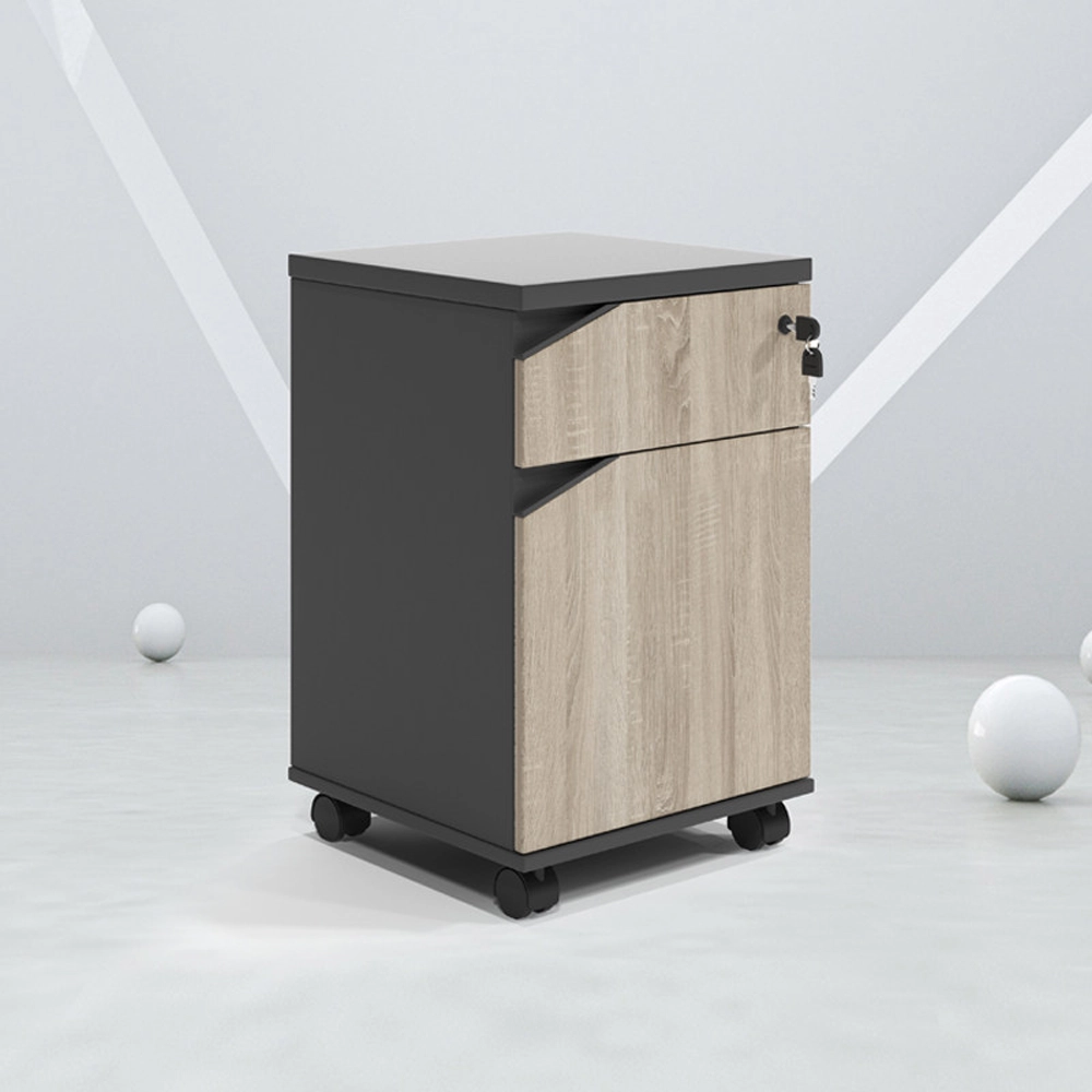 Wooden Office Cabinet - Mobile & Under-Desk Storage