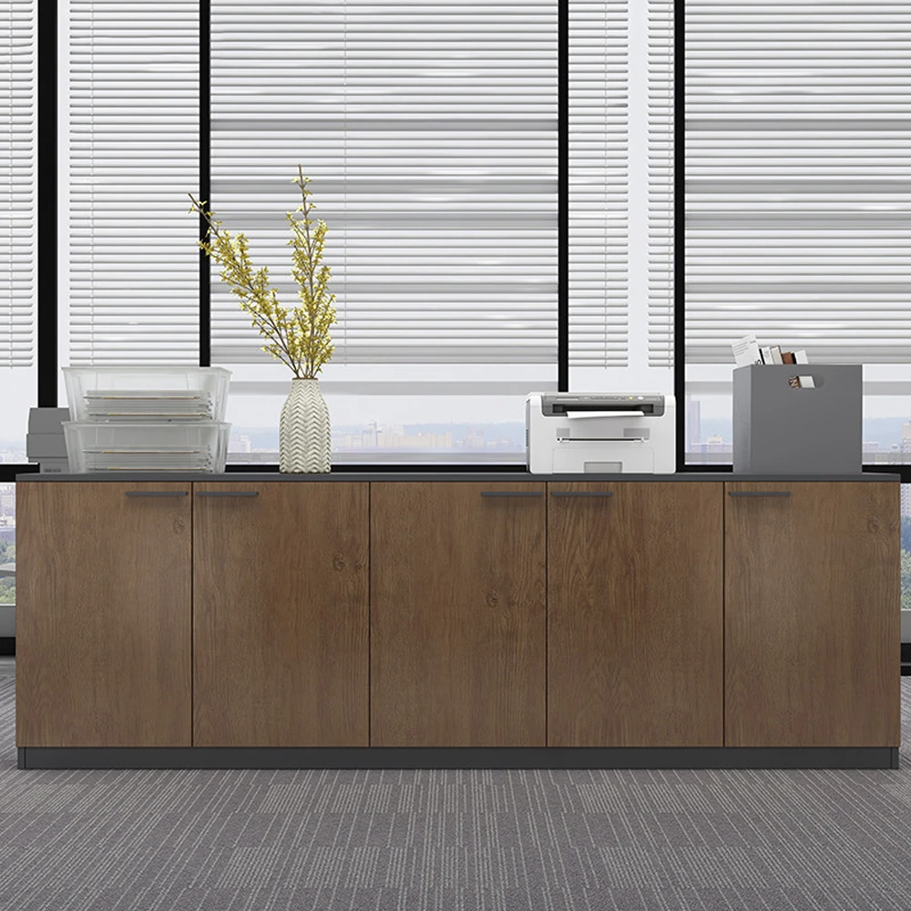 Wooden Office File Cabinet with Lock - Maoters