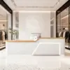 Curved Cashier Front Desk Counter - Maoters